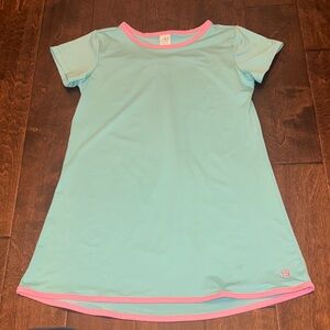 SET Light Blue Short Sleeve Shirt with Pink Trim